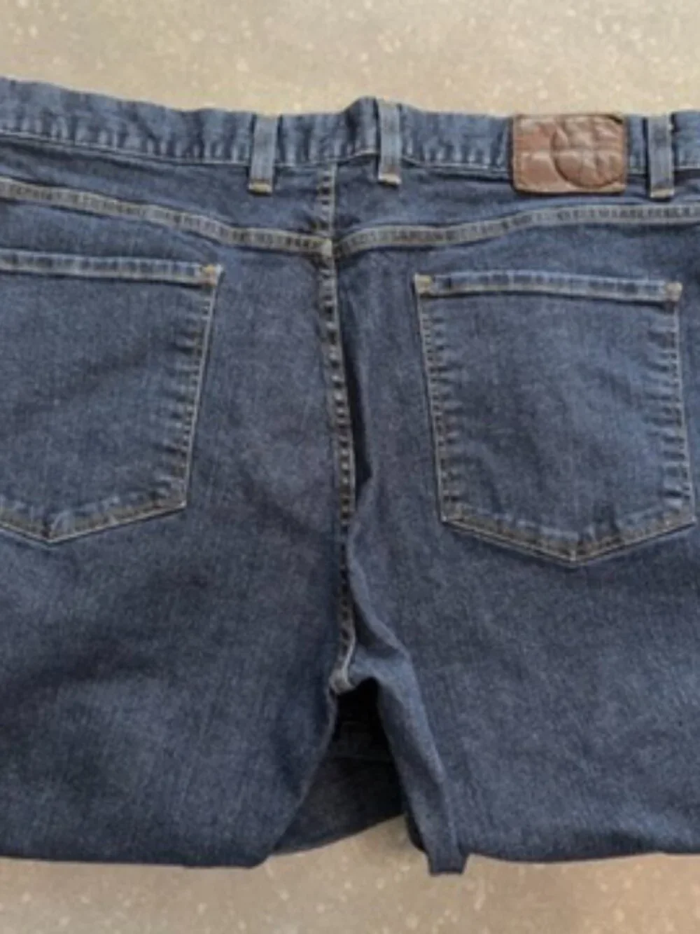 Hart Schaffner Marx Dark Wash Stretch Jeans Men's 38x30 Classic Straight Denim